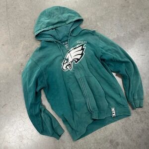 NFL Philadelphia Eagles green zip up hoodie